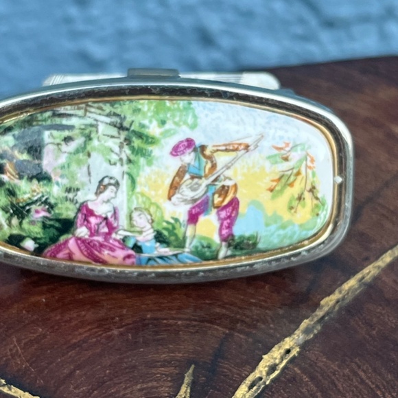 Vintage Lipstick Holder or Statement with mirror Rococo style - Picture 6 of 10